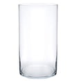 thumbnail image 1 of Florero de cristal Royal Imports con forma de cilindro, 25 cm de alto, 1 of 6