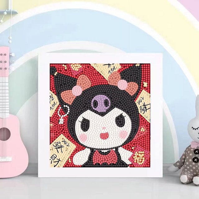 Pintura de diamantes Capibala hecha a mano con diamantes completos DIY Hello Kitty pegatina de diamantes pintura decorativa pintura de diamantes para niños al por mayor