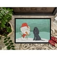thumbnail image 3 of Carolines Treasures CK2070MAT Black Spaniel Snowman Christmas Door Mat Indoor Rug or Outdoor Welcome Mat 18x27 Doormat, 3 of 4