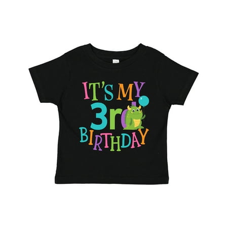 

Inktastic 3rd Birthday 3 Year Old Cute Monster Gift Toddler Boy or Toddler Girl T-Shirt