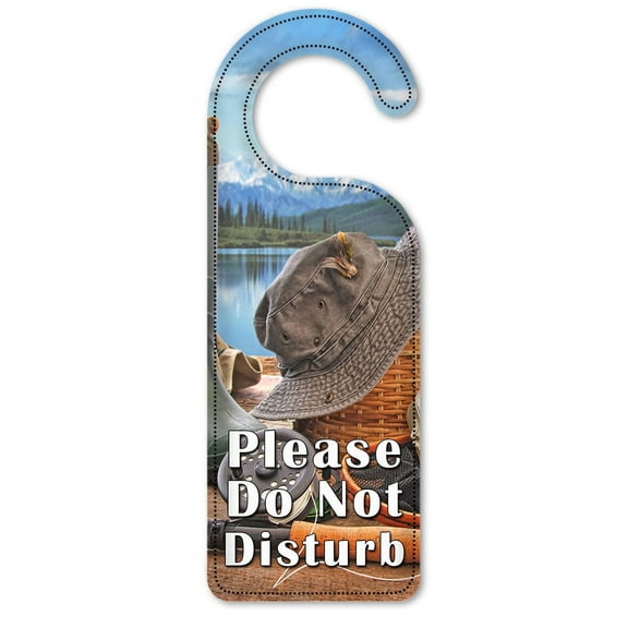 Do Not Disturb Door Knob Hanger Sign - Fly Fishing Gear