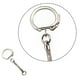 thumbnail image 5 of Yuarrent Paquete de 10 llaveros, llavero de Metal para el hogar, coche, mochila colgante, monedero, llaveros, joyería DIY, colgante para mujer Cocina y Comedor, 5 of 6