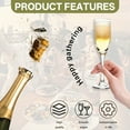 thumbnail image 3 of ACDANC 4Pcs Champagne Flutes Plastic 5 oz See-Through Cocktail Glass Party Cups for Bridal Shower Party White, 3 of 7