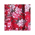 thumbnail image 2 of Elegant Emily Robe Florale Bourgogne (Grande Taille pour Femmes), 2 of 3