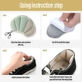 4 Pairs Shoe Fillers for Big Shoes Includes 2 Pairs Adjustable Toe Filler Inserts and 2 Pairs