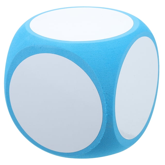 MOVTOTOP Skyblue Foam DIY Rounded Game Dice for Gathering Parties and Educational Use Lightweight Compact Size