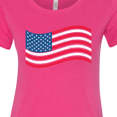 thumbnail image 4 of Inktastic Grunge American Flag Women's T-Shirt, 4 of 5