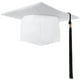 thumbnail image 1 of KAKOWELY Gorro de graduación de poliéster para decoración de fotografías de fiestas y ceremonias de graduación., 1 of 4
