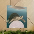thumbnail image 6 of Sea Turtle Ablaze - Canvas, 6 of 10