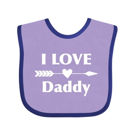 

Inktastic I Love Daddy Gift Baby Boy or Baby Girl Bib