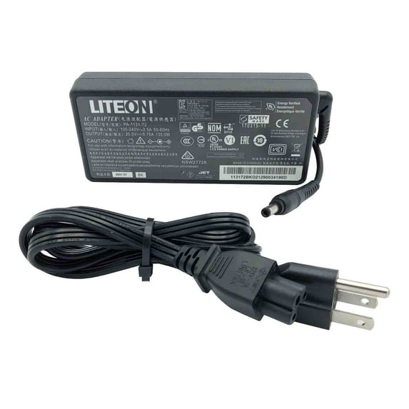 Open Box NEW Original Liteon PA-1131-72 AC Power Adaper 20V 6.75A 135W 5.5mm Power Supply