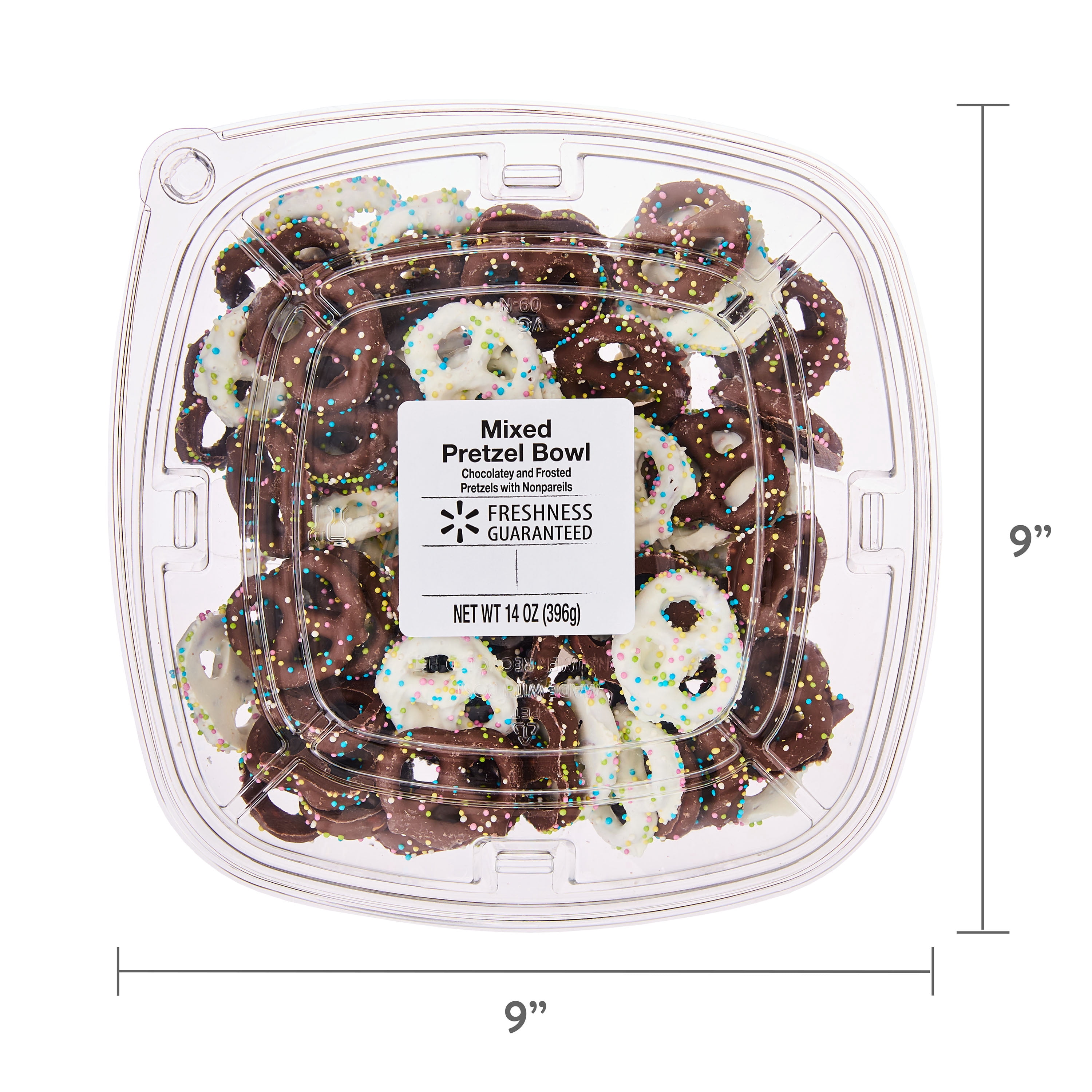 Freshness Guaranteed Mixed Frosted Pretzel Bowl, 14 oz