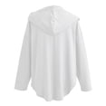 thumbnail image 5 of Tranfacy Chandails à Capuchon pour Femmes, Chandails à Capuchon Oversize pour Femmes, Blouse Décontractée Mode pour Dames à Manches Longues Unies Chandail Chandails en Molleton, 5 of 5