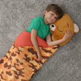 thumbnail image 4 of Happy Nappers: Pillow & Sleepy Sack: Large - Benny The Brown Bear - 66 x 30", 2-In-1: Plush Animal Opens To Sleeping Bag, Soft Play Character, Kids 7+, 4 of 9
