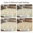 thumbnail image 7 of ODIKA 5'x7' Green Seafoam Floral Medallion Traditional Washable Area Rug Vintage Botanical Motif with Geometric Corner Easy Care, Non-Shedding, Pet Friendly, for Small Living Room, Bedroom, 7 of 7