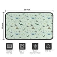 thumbnail image 5 of LightGreen Cartoon Dinosaurs Pattern Door Rugs,Washable Non Slip Door Mats Indoor,Decorative Door Mats,Entry Mat Indoor for Entrance,Bedroom,Kitchen,Bathroom,30"x17", 5 of 6