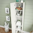 thumbnail image 2 of Systembuild Evolution Lingen 16" Wide Shiplap Cabinet, White, 2 of 18