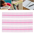 thumbnail image 4 of Paper Binding Tool, 10 Pcs 30 Holes Binding Comb Rust And Corrosion Proof  For Office Pink, 4 of 8