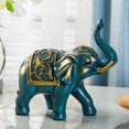 thumbnail image 4 of 1 Par de Estatuilla de de Pareja, Escultura de s de Resina, Estatua de Animal, Decoración, Hogar, Sala de , Oficina, Adorno Azul BLESIY Estatua de escultura de elefante, 4 of 8