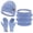 Blue, variant on FZ FANTASTIC ZONE Womens Winter Beanie Hats Scarf Touchscreen Gloves Set Warm Knit Skull Caps Neck Warmer for Women Men