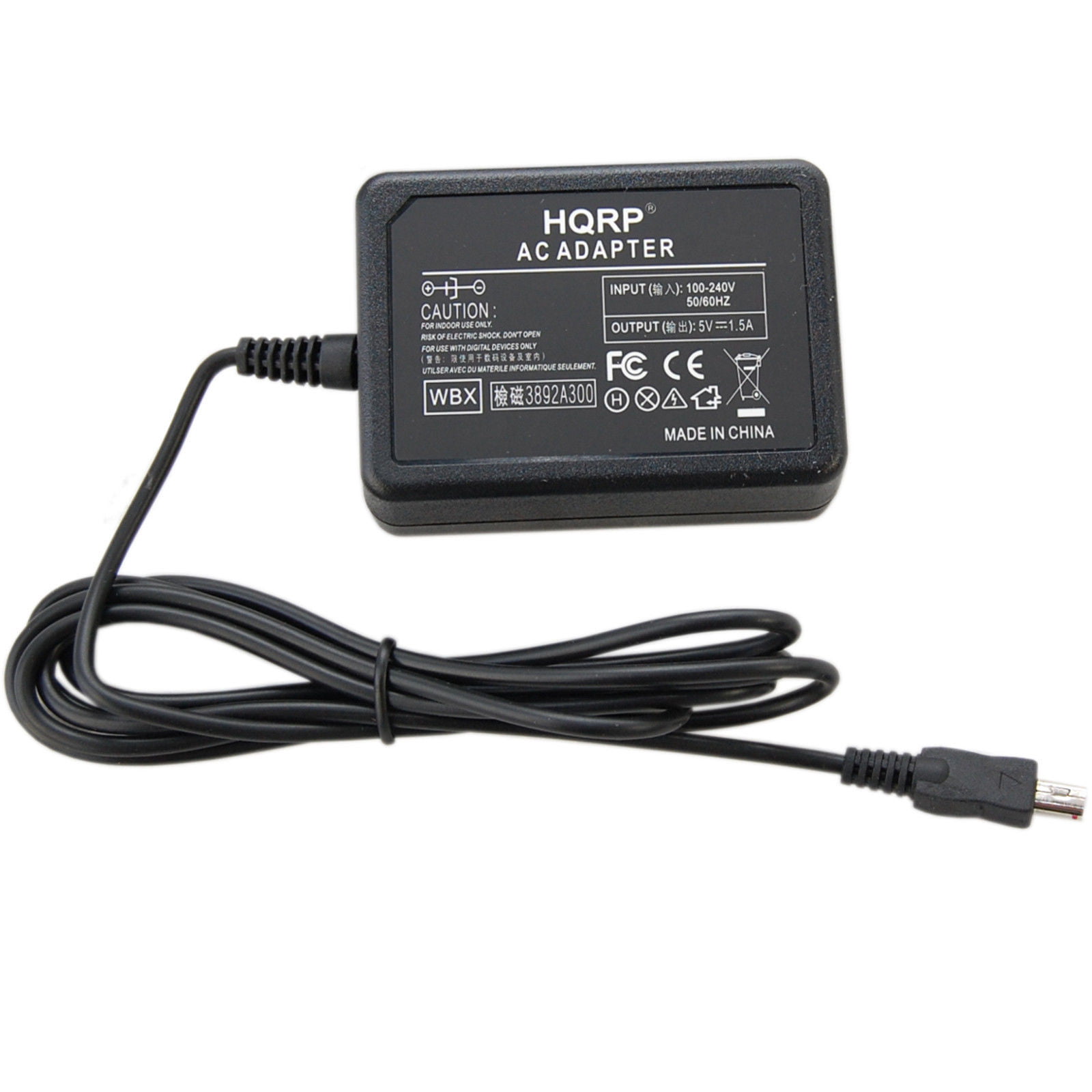 Hqrp Ac Chargeur Adaptateur pour Samsung HMX-QF30 HMX-QF33 HMX-QF300 HMX-QF310