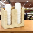 thumbnail image 1 of Portavasos desechable Organizador de vasos Estante de almacenamiento de vasos Organizador de vasos Dispensador de vasos de papel Soporte de vasos para Baoblaze Titular de la taza, 1 of 8