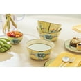 thumbnail image 4 of Grace Teaware Summer Savanna Yellow 24oz Fine Porcelain Bowl, 4 of 5