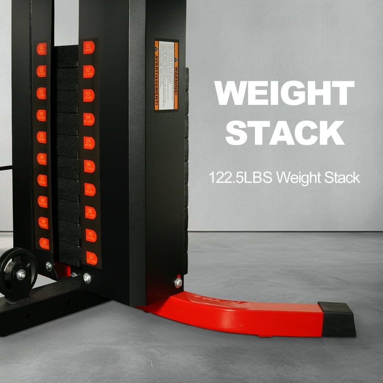 Fitvids LX750 Home Gym, 330 Lbs Resistance, 122.5 Lbs Weight Stack