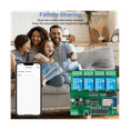 thumbnail image 4 of 4CH Tuya WiFi Smart Switch DIY 7-32V USB 5V 2.4G WiFi Home Automation Module for IFTT Alexa Home, 4 of 8