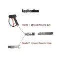 thumbnail image 2 of High Pressure Washer Swivel Joint 3/8 Inch Pressure Washer Hose Fittings Rotation Connector Car Was, 2 of 5
