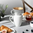 thumbnail image 6 of Ceramic Brewer Porcelain Coffee Dripper Pouring Over Coffee Maker Easy to Use, 6 of 13