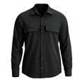 thumbnail image 5 of COMVALUE Mens Long Sleeve Shirts Casual Button Down Shirt Wrinkle Free Dress Shirt with Pocket (Black, 3XL), 5 of 5