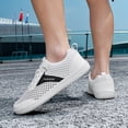 thumbnail image 6 of Men's Wide Toe Sports Shoes, Breathable Mesh Anti-Slip Running & Badminton Sneakers, Extra Comfort for Long Standing, Spring/Summer Outdoor Fitness & Casual Wear, 6 of 7