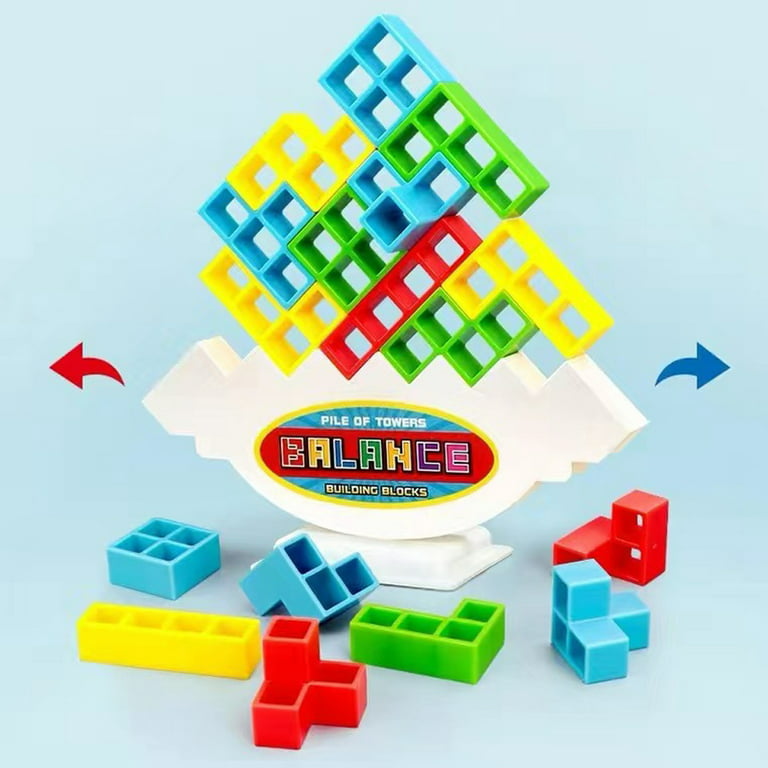 HOT Tetra Tower Game Stacking Blocks Balance Puzzle Assembly Bricks gift 