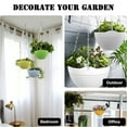 thumbnail image 6 of Hanging basket flowerpot Hanging wall flowerpot with hanging chain, 6 of 6