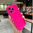 thumbnail image 3 of Compatible with iPhone 14 Pro Case 6.1 inch, Cute Glitter Sparkly Bling Phone Cover for Women Girls (Hot Pink), 3 of 14