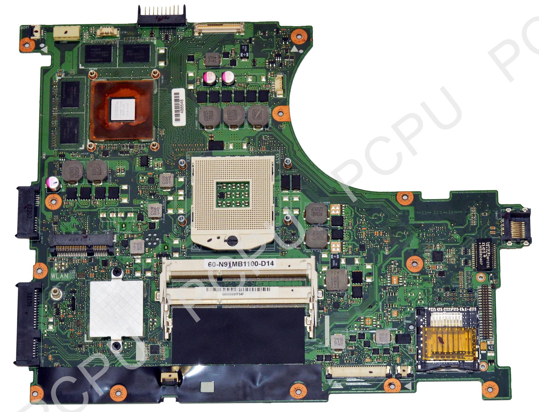 60N9IMB1100D14 Asus N56VZ Intel Laptop Motherboard s989