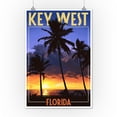 thumbnail image 3 of Key West, Florida, Palms and Sunset (12x18 Wall Art Poster, Room Decor), 3 of 3