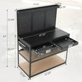 thumbnail image 2 of Mescukay 48" Heavy Duty Steel Garage Workbench with Pegboard & Storage, Storage Shelves & Drawers, 1000 LBS Load Capacity, Work Bench Table for Workshop, DIY, 2 of 6
