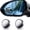 siliver, variant on 1 Pair Blind Spot Mirror Round HD Glass 360° Wide Angle Adjustable Blind Spot Mirror for Most Cars Convex Car Side Mirror
