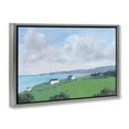thumbnail image 4 of Stupell Industries Coastal Farm Houses Landscape Painting Gray Floater Framed Art Print Wall Art, 31 x 21, 4 of 10