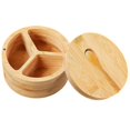 thumbnail image 2 of Bamboo Spice Box with Divided Compartments and for Convenient Storage Light Brown Portable 4.5x3.2x2.8 Inches, 2 of 4