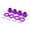 Purple, variant on 1/8 RC Car 17MM Lightweight CNC Aluminum Alloy Wheel Hubs Kit for Kyosho, Gold