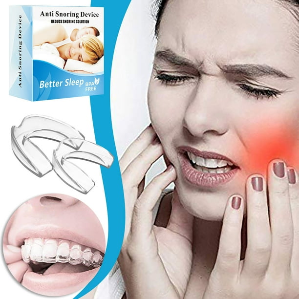 Fiudx Protector Dental, Protector Nocturno Eva, Brackets Combinados Pequeños y Grandes, Protector Molares Anti-Ronquidos, Alivio Del Bruxismo, Uso En Ortodoncia, Aptos para Adultos y Niños, Incluye C