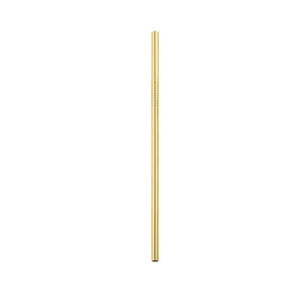 1 Straight Reusable Drinking Straws Metal Stainless Steel Eco-Friendly 8.46In*0.24
