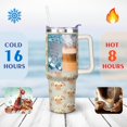 thumbnail image 4 of 40oz Dog Mom Tumbler - Leakproof Travel Coffee Mug with Handle - Cute Puppy Gift for Women Who Love Dogs - Double Wall Stainless, 4 of 7