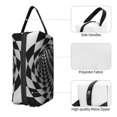 thumbnail image 5 of Uemuo 3D Vortex Illusion Pattern Portable Toiletry Bags with Handle, Waterproof travel Make up Bags for Women, Large Capacity Travel Cosmetic Bags, 5 of 9