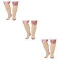 thumbnail image 4 of Minnieouse Calcetines de compresión para el cuidado de la salud, pantorrilla ancha, transpirables, profesionales, soporte hasta la rodilla, Type1 NO1, 4 of 6