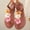 Brown2, variant on RKSTN Womens Sandals Bohemian Style Rhinestone Ornaments Flat Sandals Open Toe Summer Sandal Comfy Beach Shoes Elastic Ankle Strap Flat Sandals