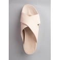thumbnail image 3 of Cecelia New York UMA Nude Platform Popcorn Straps Wedge Slides Mules Sandals, 3 of 4